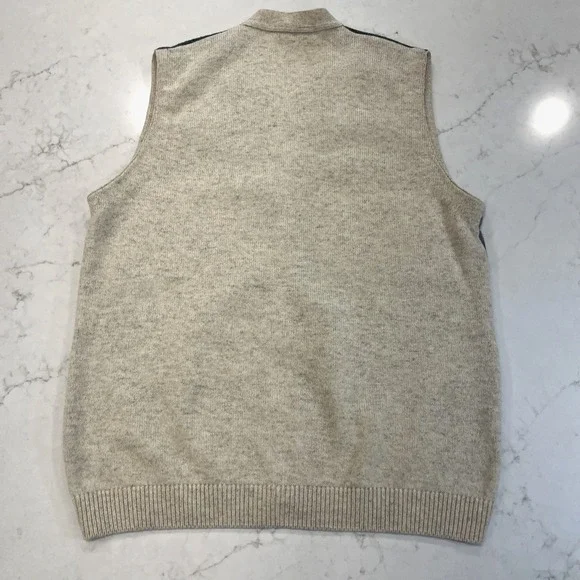 Colonial Concepts New Zealand Heritage Wool XL Sweater Button Vest Graphic Knit‎ - Picture 2 of 7